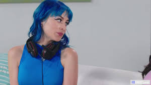 GirlsWay: Blue haired geek girl and her GF have lesbian sex - Charly  Summer, Jewelz Blu on PornHD - AmateurPorn