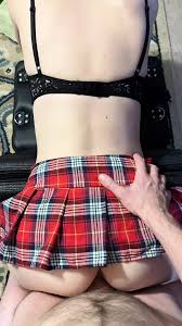 Pubic Hair sticking out from short cheerleader skirts