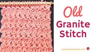Most relevant best selling latest uploads. Knitting Granite Stitch Old Granite Stitch Knitting Pattern Youtube