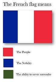 White flag meme (jsab au) flash warning. France Loves To Surrender Flag Color Representation Parodies Know Your Meme