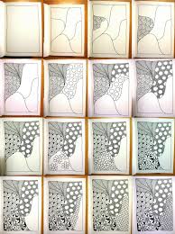 Krea D Ingen Zendoodle Techniek Zentangle Patronen Zentangle Kunst Zendoodle