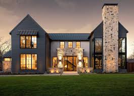 Alexander signature homes, atlanta, georgia. Modern Italian Farmhouse Showcases Stunning Interior Details In Dallas Modern Farmhouse Exterior Modern Italian Farmhouse House Designs Exterior