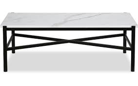 Rectangular cocktail table with faux marble top. Fix Faux Marble Coffee Table Bob S Discount Furniture