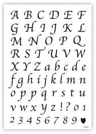 Vintage, tattoo, cute, doodle and more. Impressit Calligraphy Font Purple Cupcakes Embossing Stamps Letters And Numbers For Sugarpaste Flower Paste Marzipan And Modelling Chocolate