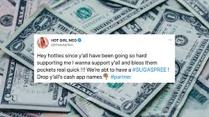 For your and our security, we wont send more than 10.000 $ in the month to the same cash app email. Celebrities Who Give Away Money On Twitter Are Setting People Up To Get Scammed