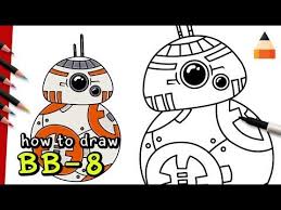 How To Draw Bb8 Drawing Star Wars Characters Youtube Easy Drawings Drawings Drawing Stars
