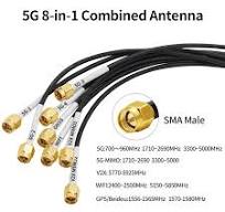 8 In 1 Combine Antenna 5G 4G LTE MIMO V2X Wifi GPS GNSS Multi-Band Aerial