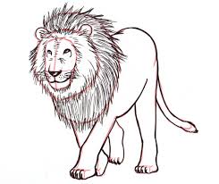 Then draw a curve under the head. How To Draw A Lion Step By Step Liron Yanconsky