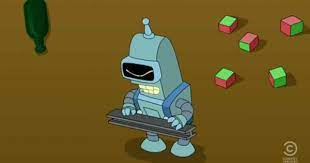 Baby Bender Gif Simpsons Funny Futurama Funny Gif