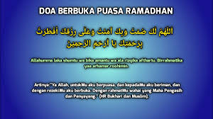 Satu mud ini setara dengan ¾ liter beras. Mudah Di Hafal Doa Berbuka Puasa Beserta Lafadz Dan Artinya Youtube