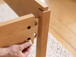 Bed Wood Connection No Metal Looks Like Plywood Biscuit Tenon Holzverbindungen Holz Mobel Bauen
