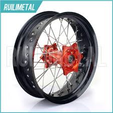 17 Supermoto Motocross Mx Rear Wheel Rim Hub For Ktm 125 200 250 300 350 380 400 450 505 520 525 530 Xc F Xc Sx Ecx Sxc Egs Wheel Rims Supermoto Ktm