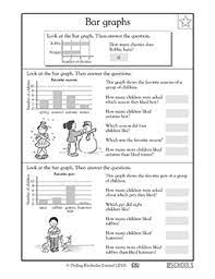 Describing graphs language and vocabulary can be taught with matching exercises, graph comprehension exercises and graph creation exercises. Reading Bar Graphs 2nd Grade 3rd Grade Math Worksheet Greatschools