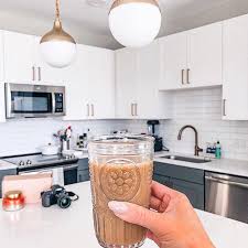It S So Good To Be Home The Prettiest Glasses Are On Sale Use Code Sale For An Extra 20 Off Two Tone Kitchen Cabinets New England Homes Two Tone Kitchen