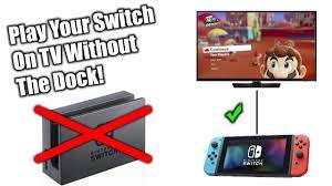 By connecting a nintendo switch to tv, you don't need to use any specialized gaming consoles like xbox and playstation. How To Play Your Nintendo Switch On Tv Without The Dock Youtube