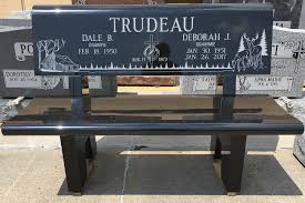 A restored bench and the fulty memorial garden: Benches Near Me Lincoln Granite