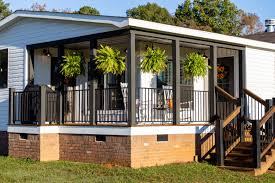 In addition to adding outdoor beauty to a home design, they become an outdoor retreat that allows neighbors to gather and socialize, or a place for. Manufactured Home Porches And Patios Clayton Studio