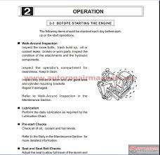 Ihi 15vx Hydraulic Mini Excavator Operation Manual Auto