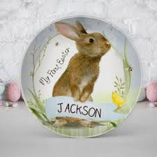 Place the numbers round the clock, this is easier if you to the 12, 3, 6 and 9 first. Personalised Melamine Kids Easter Plate A Great Easter Keepsake