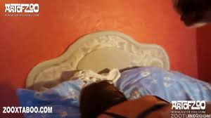 Dog gets to screw a very tight pussy from behind