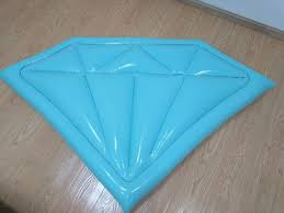 Giant Diamond Inflatable Pool Float Water Raft Classy Swim Toy For Summer Inflatable Pool Floats Swim Toys Pool Floats