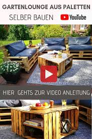 Loungemobel Aus Paletten Gunstig Selber Bauen Gartenmobel Aus Paletten Terrassenmobel Outd Terrace Furniture Pallet Garden Furniture Pallet Furniture Outdoor