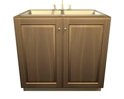 Sink base cabinets are specifically designed to hold a countertop with a sink arrangement. Kitchen Sink Base Cabinets