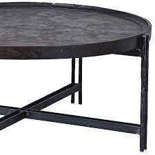 This solid wood coffee table is everything. Melvin Black Iron And Wood Round Coffee Table 36f88 Lamps Plus In 2021 Coffee Table Round Wood Coffee Table Round Coffee Table