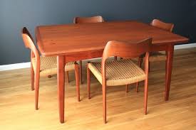 There was an abundance and scandinavian designers began building teak furniture at a low cost to be mass produced. Teak Dining Table Chairs Danish Room Furniture Style Modern Design Bac Ojj