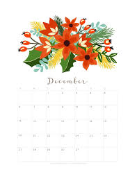 Blank december 2020 calendar free printable is a compact size planning tool that provides space for customized plans. Printable December 2020 Calendar Monthly Planner 2 Designs Flowers Modern A Piece Of Rainbow