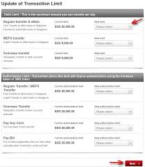 Choose the atm card limit/channel/usage change option from the display options. How To Change Ocbc Daily Transfer Limit Step By Step