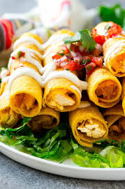 Perfect for any weeknight meal! Chicken Taquitos Baked Or Fried Dinner At The Zoo