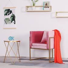 Check spelling or type a new query. Modern Round Velvet Armchair With Gold Legs Pink Decobuys