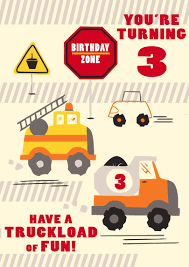 All our printable valentine's day cards are yours at no cost, and you can personalize your favorite, fast and easy. 3rd Birthday Card Truck Free Printable Birthday Cards Quick Easy Printbirthday Cards