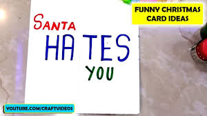 This adorably funny card will have anyone, especially pet lovers, laughing out loud! Funny And Cute Christmas Card Ideas Youtube