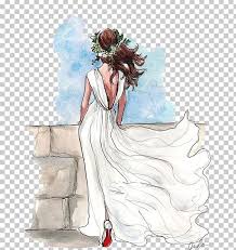 On the other hand, you can see a slightly sloping straight line Drawing Wedding Dress Bride Sketch Png Clipart Art Back Beauty Bride And Groom Brides Free Png