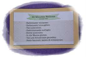 Wenn sie sich für ein angebot entschieden haben, halten sie den wellness gutschein in wenigen minuten in ihren händen. Aletheias Welt Diy 30 Minuten Wellness Aus Der Tute