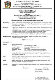 Contoh Surat Resmi Undangan Dinas Sekolah Pemerintah Permohonan