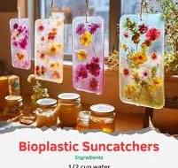 DIY Bioplastic Suncatchers Ingredients 1 cup water 1 ...