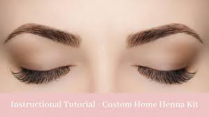 Custom Home Henna Brows Kit Video Isolation Brows Youtube