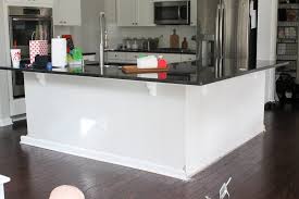 Mar 13, 2019 · in our beach house kitchen we installed quarter round in front of the ikea baseboards to help disguise some floor level issues, as well as using quarter round around the island where we built our own base (we used standard wood baseboard trim instead of the ikea toekicks around the island). Easy Affordable Diy Kitchen Island Shiplap Home And Hallow