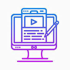 Digital Content Creator Icon With Shades Of Purple And Blue Digital Icons Content Icons Blue Icons Png And Vector With Transparent Background For Free Downlo Instagram Logo Blue And Purple Digital