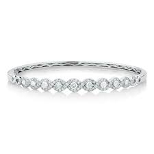 Buy diamond kangan, uncut diamond bangles etc. Bangle With 1 1 2 Carat Tw Of Diamonds In 14ct White Gold