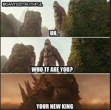 While they don't provide much insight regarding the future monster champion, they're a fun taste of how damn opinionated fans. The King Will Never Be Replaced We All Learned That From Gkotm Godzilla Funny Godzilla Comics Godzilla 2014 Movie