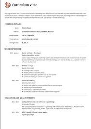 Cv Examples Use Our Templates To Professionally Format Your Cv