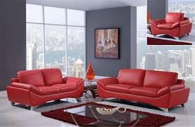 Ultra fine black and red bonded leather finish ultra contemporary living room sectional sofa. Natalie Contemporary Red Bonded Leather Living Room Set Red Leather Sofa Living Room Leather Sofa Living Room Living Room Leather