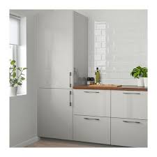 Ringhult Porte Brillant Gris Clair 60x120 Cm Ikea Ikea Voxtorp Ikea Meuble Cuisine Pas Cher