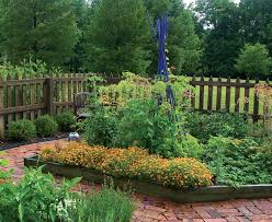 Who Says A Kitchen Garden Can T Be Beautiful Finegardening Raised Vegetable Gardens Fine Gardening Kitchen Garden