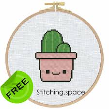 Check spelling or type a new query. The Free Cross Stitch Pattern Cactus In Modern Style It Can Be Used For Gift Or Cloth Decor Simple Cross Stitch Pattern For Beginners Somethingimade