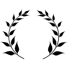 Black And White Outline Black And White Leaf Clipart Coloring Page Laurel Leaf Crown Free Printable Realistic Flower Drawing Design Leaf Crown Laurel Tattoo